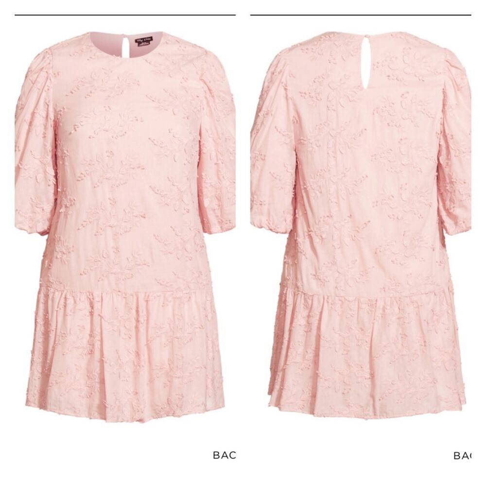 City Chic Crystal Pink Layla Babydoll Dress Sz.M(18) NWT - Picture 4 of 16